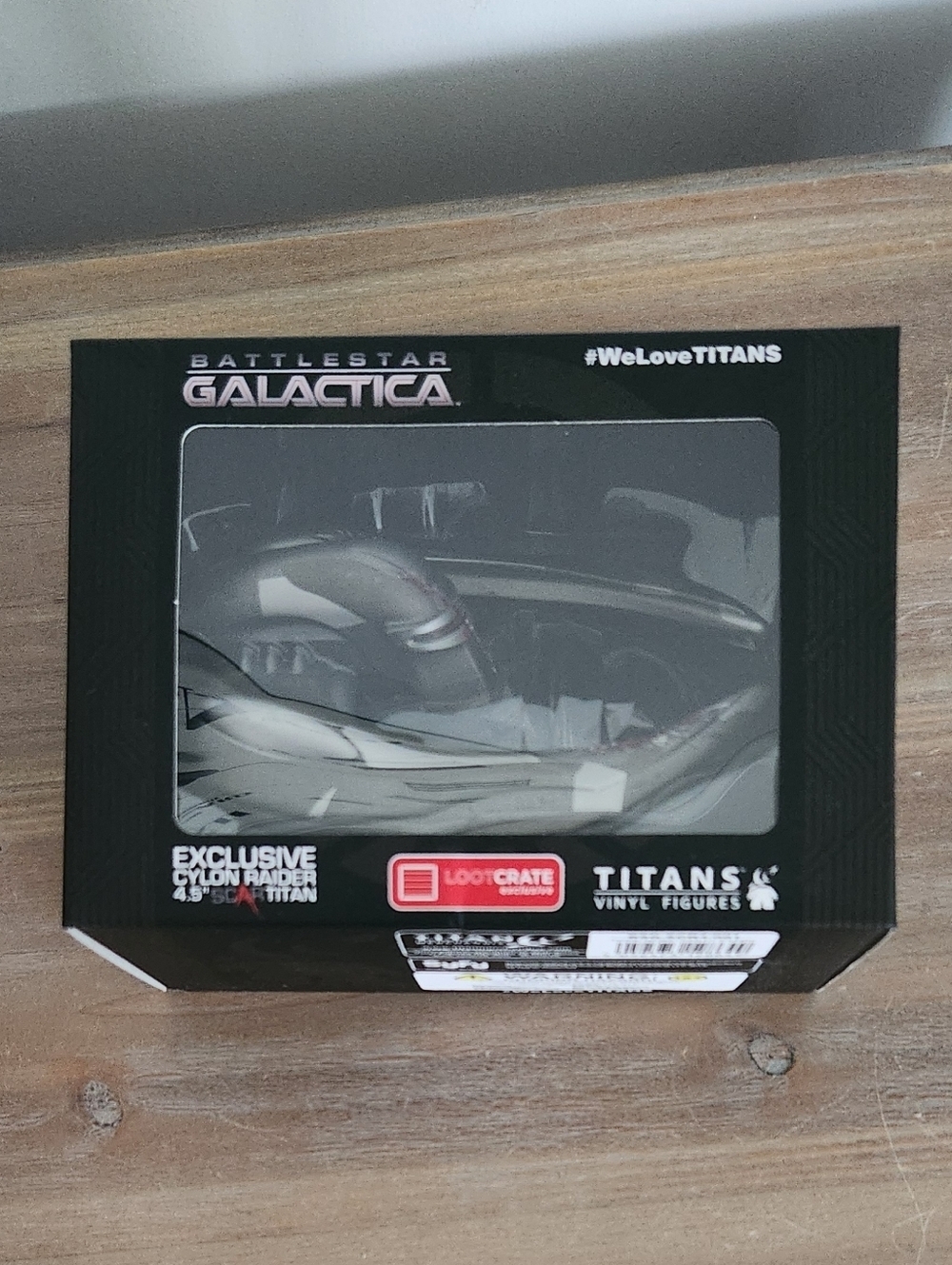 🚀 Battlestar Galactica Cylon Raider Scar TITAN 4.5" Exclusive NWT Toy Spaceship - Picture 8 of 9